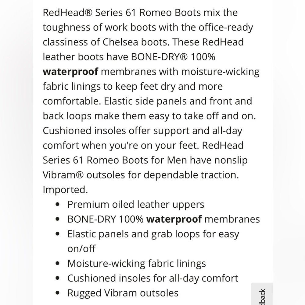 Bob Timberlake Series 61 Romeo Boots Size 13W RedHead Series Durable Leather - Picture 14 of 14
